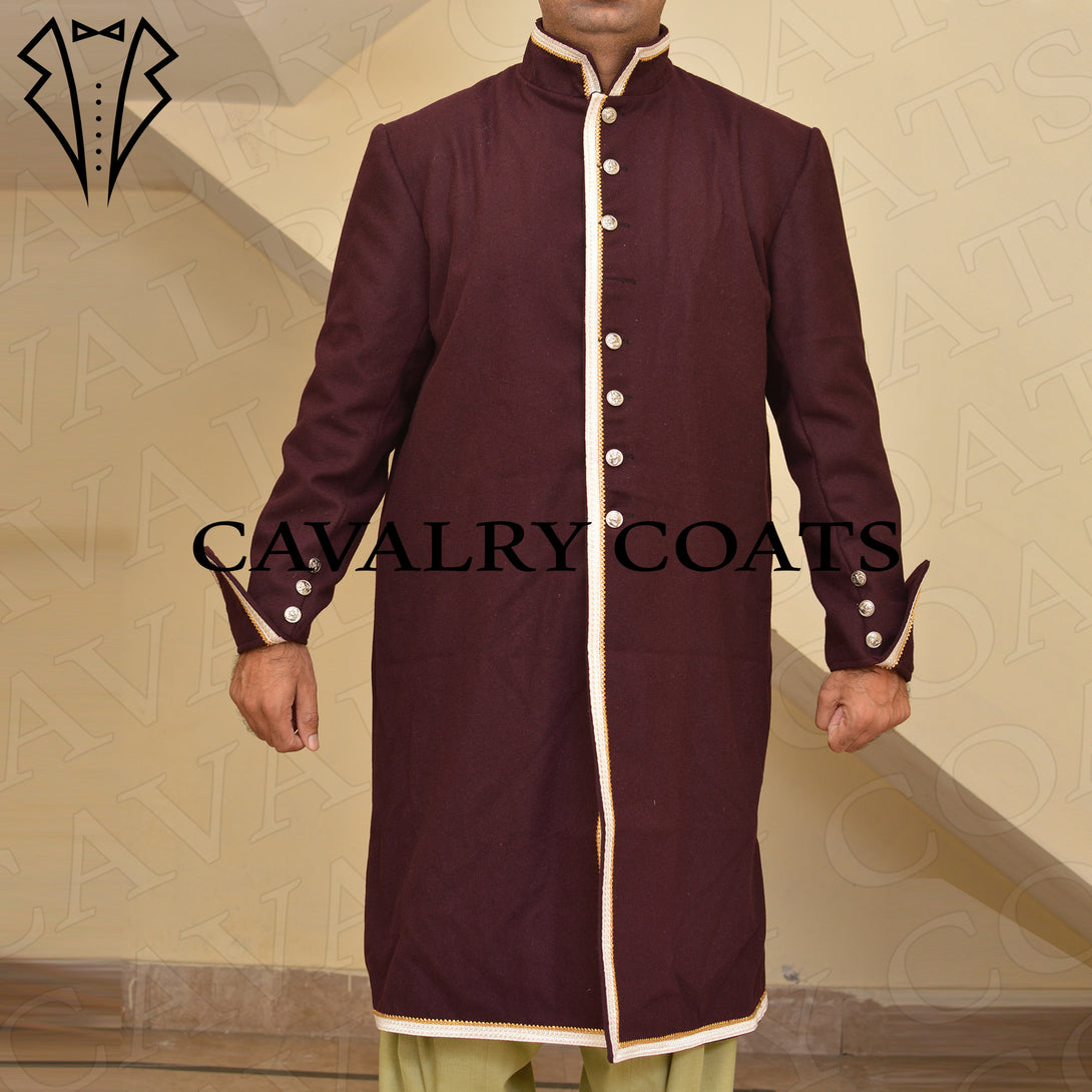 17th century Cossack costume featuring ornate details and period design