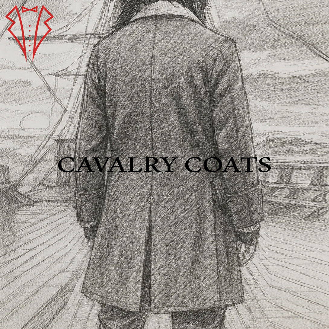 Handcrafted Green Wool Pirate Coat with Elegant Cuffs