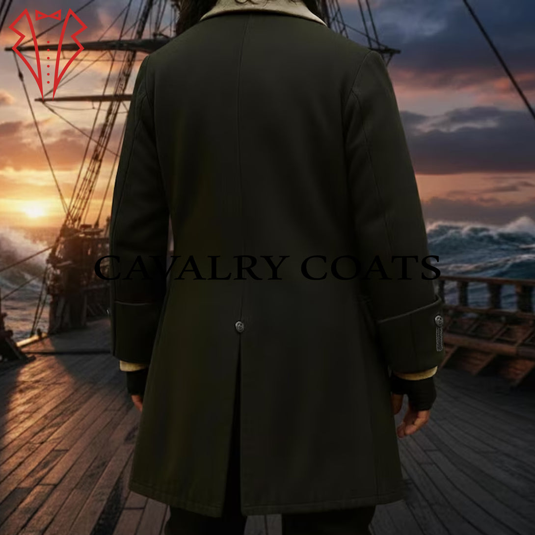 Men’s Pirate Coat Inspired by Captain Hook – Historical Cosplay Costume