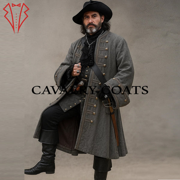 Captain Pirates Coat inspired by Jack Sparrow cosplay outfit