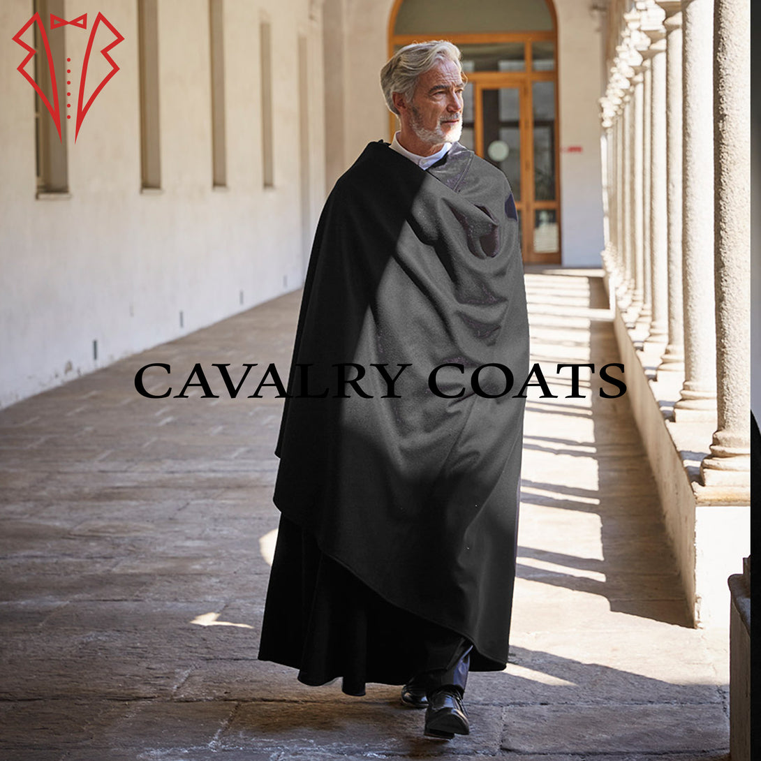 Black Wool Clergy Cloak Priest Religious Garment
Catholic Priest Cloak with Collar Traditional Attire