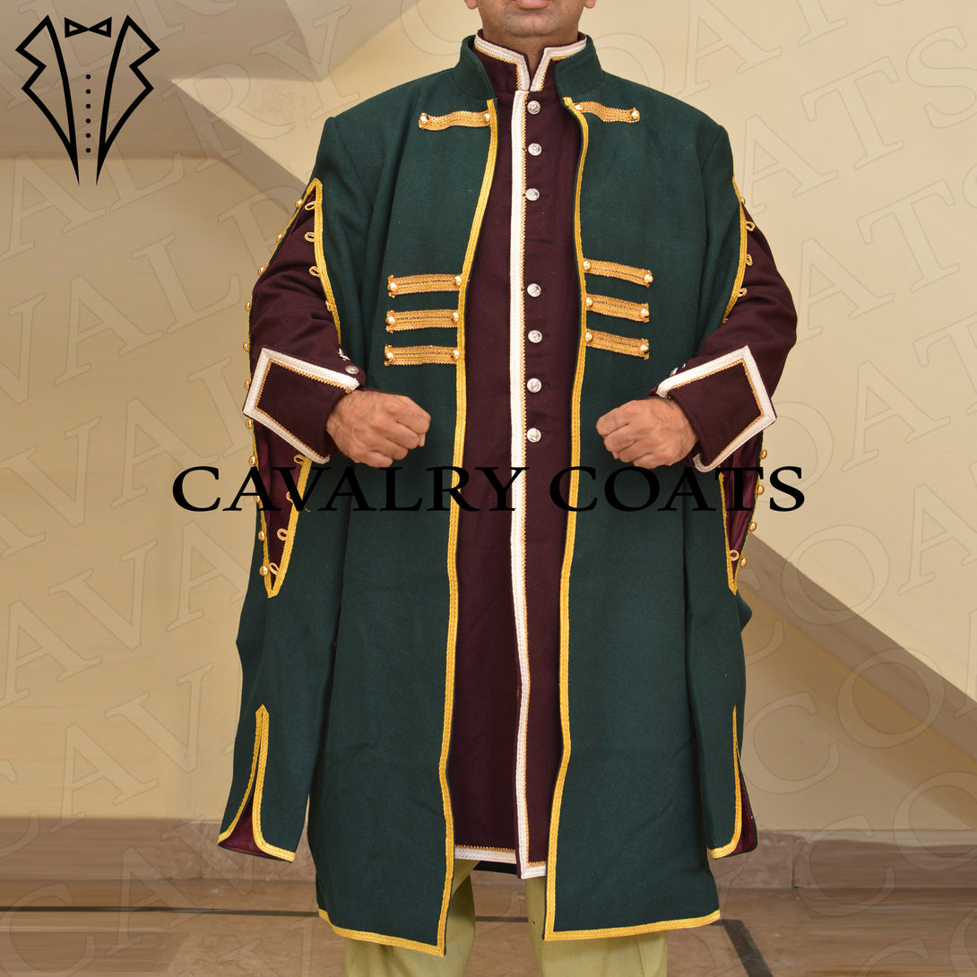 Historical Cossack warrior costume from 1600s Eastern Europe