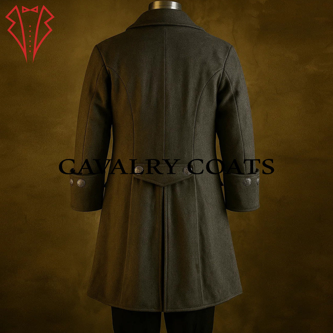 Buccaneer Pirate Coat with Ruffled Shirt Front Display