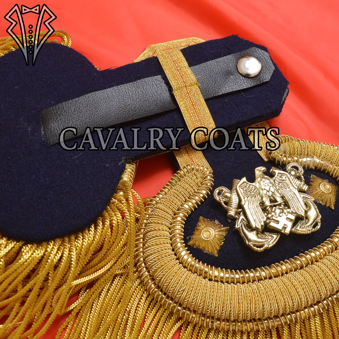Handcrafted reenactment epaulettes for imperial military uniforms