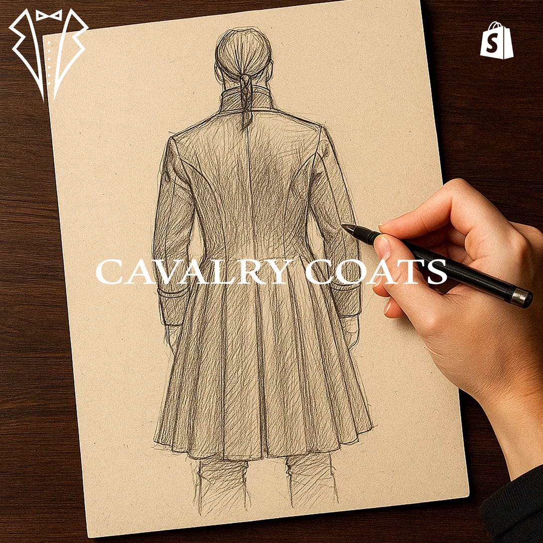 Woolen maroon pirate captain jacket for Halloween and cosplay