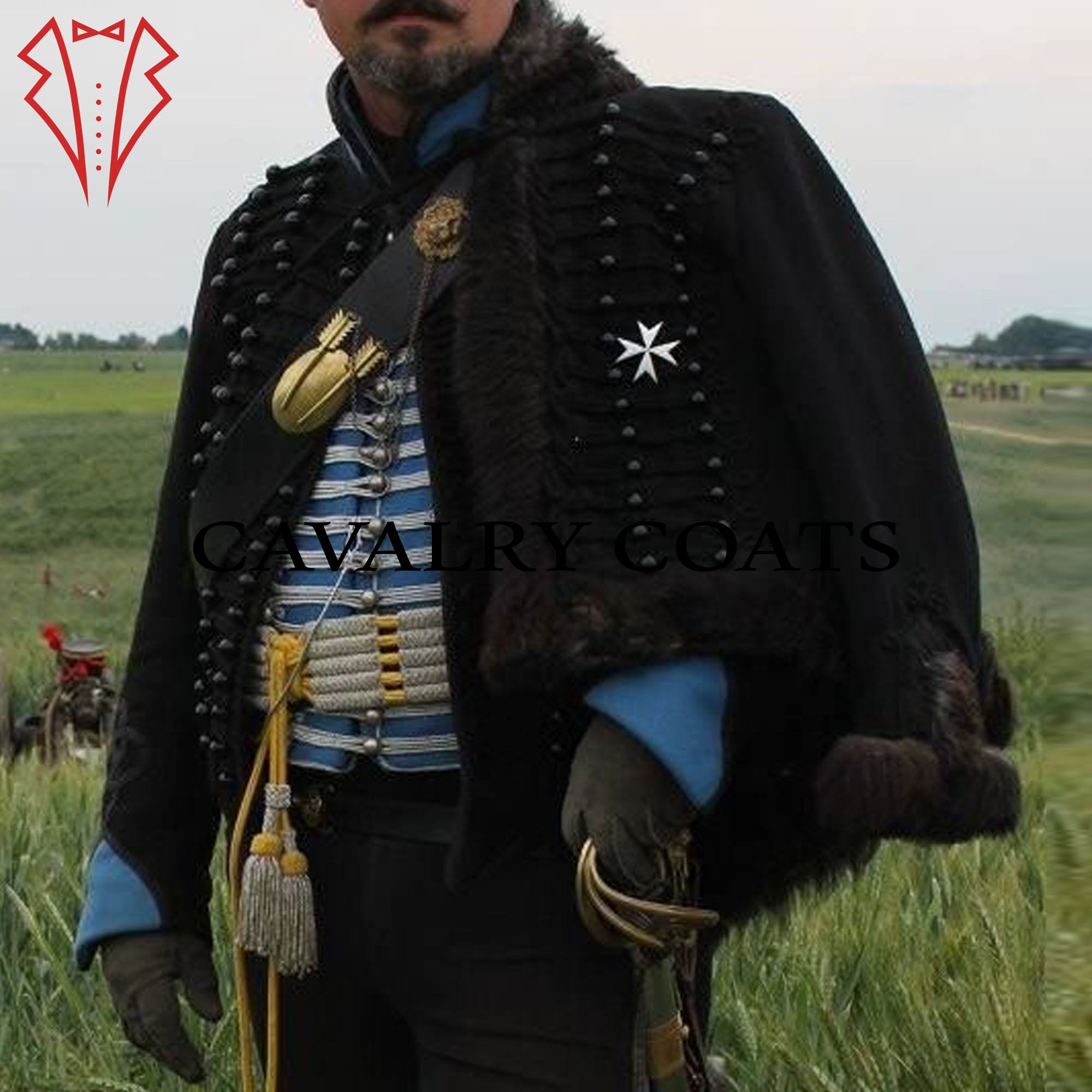 Napoleonic-era Hussar Uniforms Hussar Regt Reenactment Black Pelisse ...