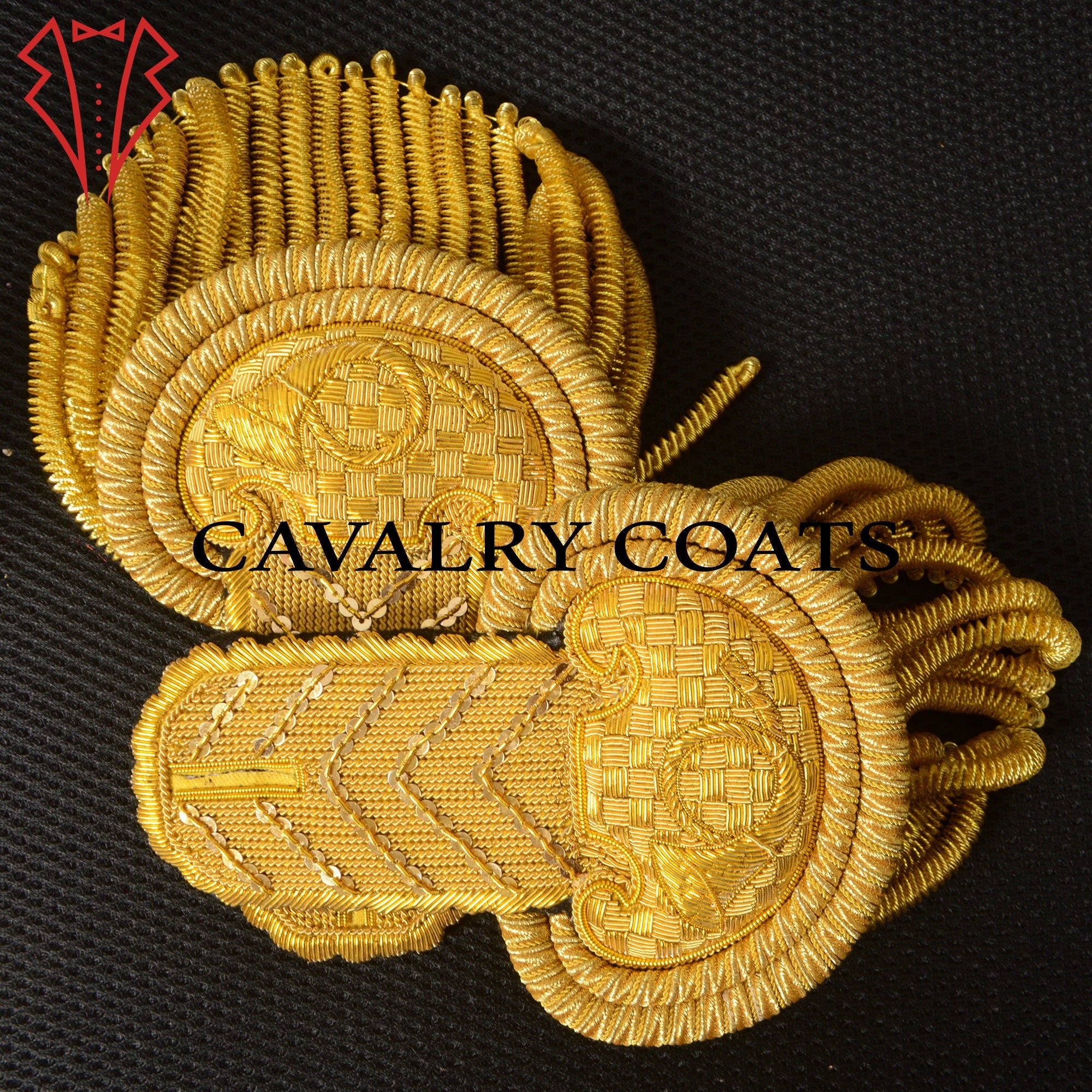 Handmade Military Shoulder Epaulettes | Napoleon Guard Officer Epaulet ...