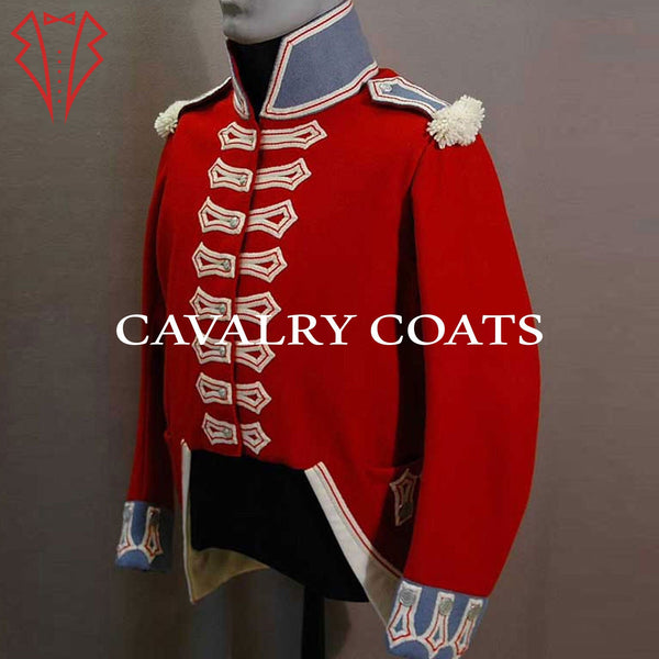 Men's Wool British Demeuron's Regt Sergeant Jacket, Civil War Military Coat