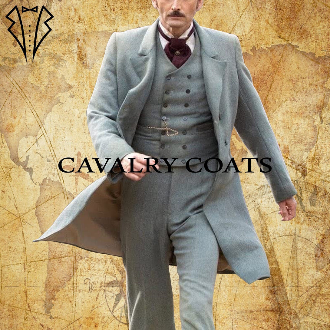 David Tennant 10th Doctor Who cosplay frock coat in grey wool